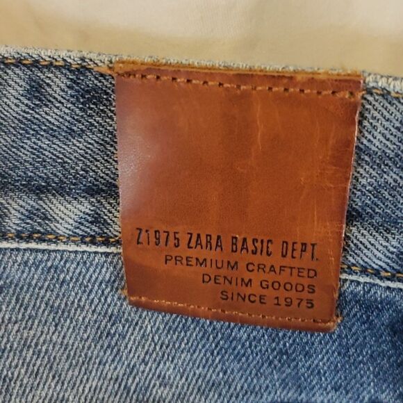 Zara Women's 4 Relaxed Blue Jeans - Picture 12 of 13